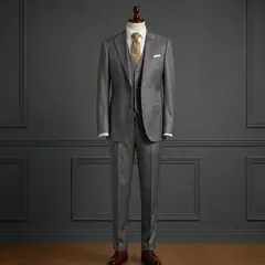Tailored suit look